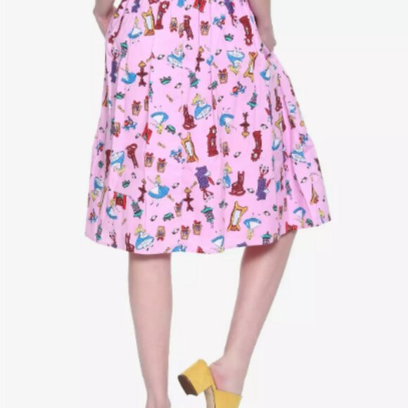 Hot Topic Disney Alice In Wonderland Skirt - Picture 2 of 6